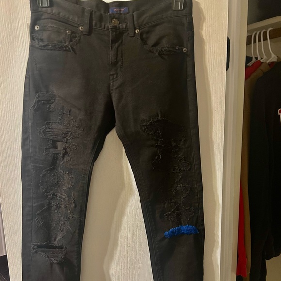 SS16 Undercover 68’ blue yarn denim